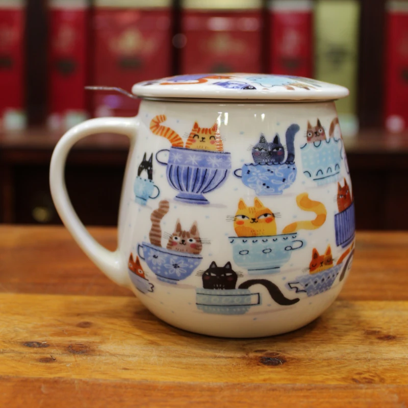 Tisanière Chats tasse à thé - Compagnie Anglaise des Thés