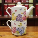 Théière Solitaire Hortensias - Compagnie Anglaise des Thés