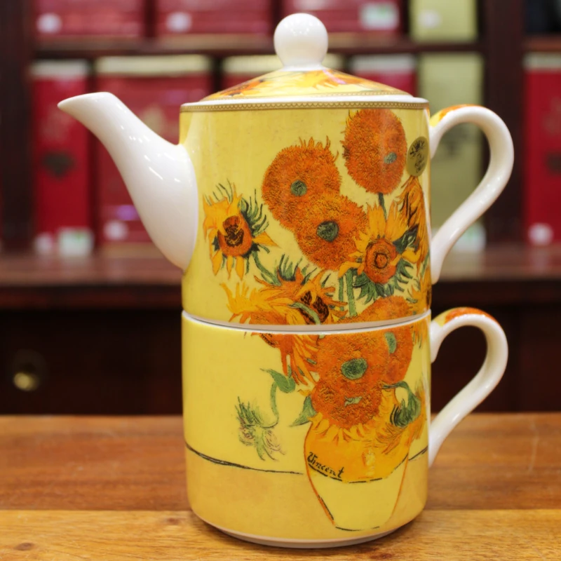 Théière Solitaire Van Gogh - Compagnie Anglaise des Thés