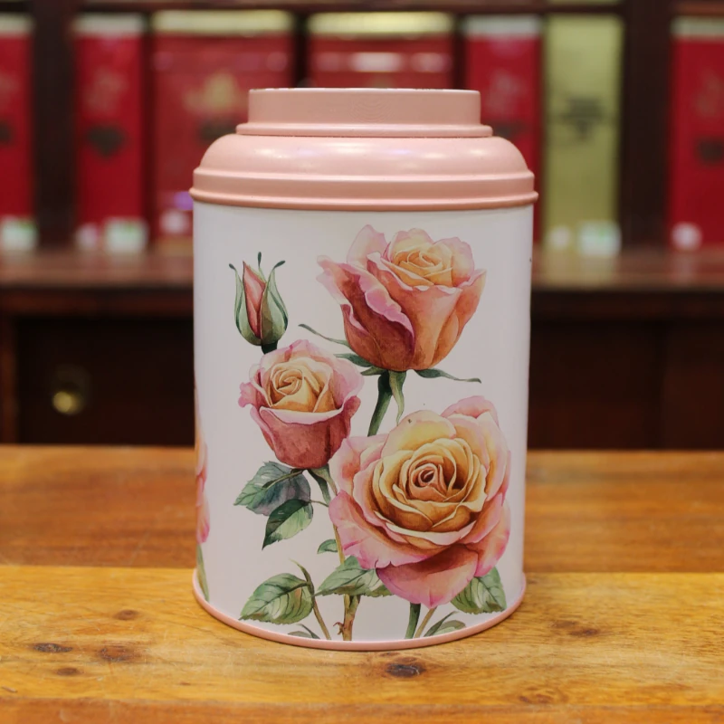 Boîte cylindrique Roses - Compagnie Anglaise des Thés
