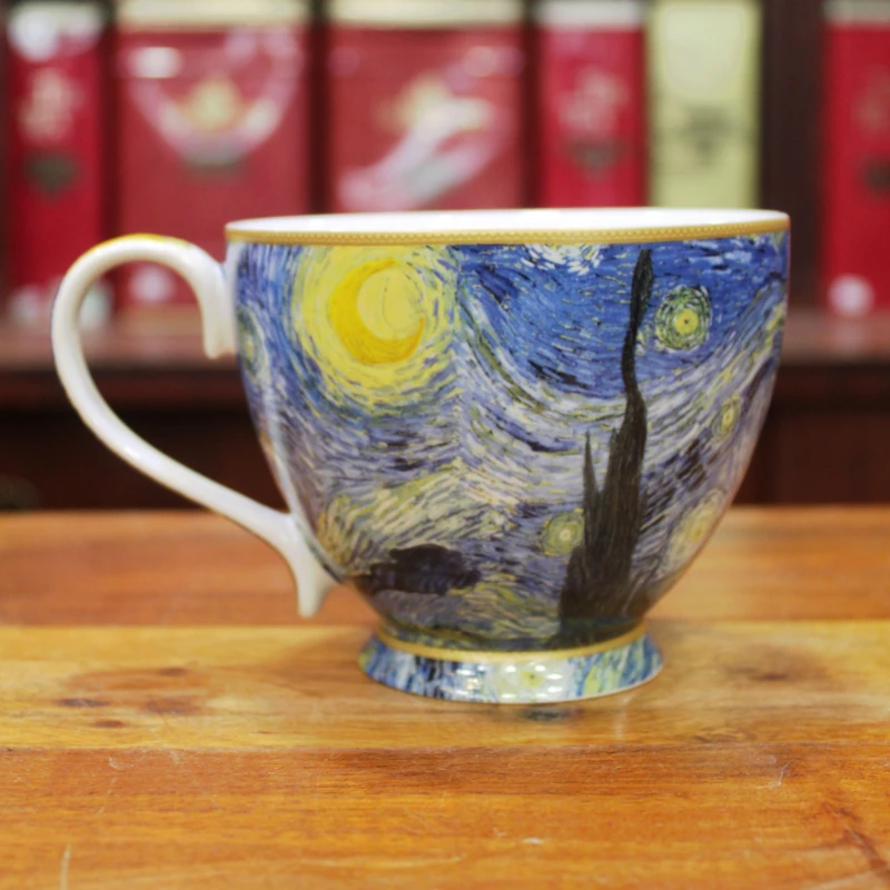 Mug à pied Starry Night Van Gogh - Compagnie Anglaise des Thés