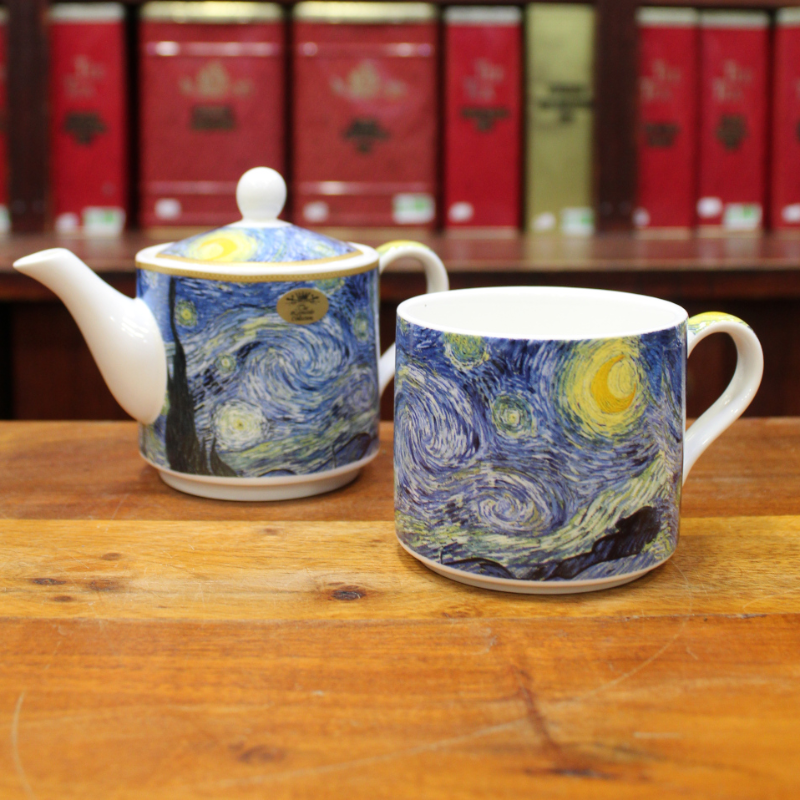 Théière Solitaire Starry Night Van Gogh - Compagnie Anglaise des Thés