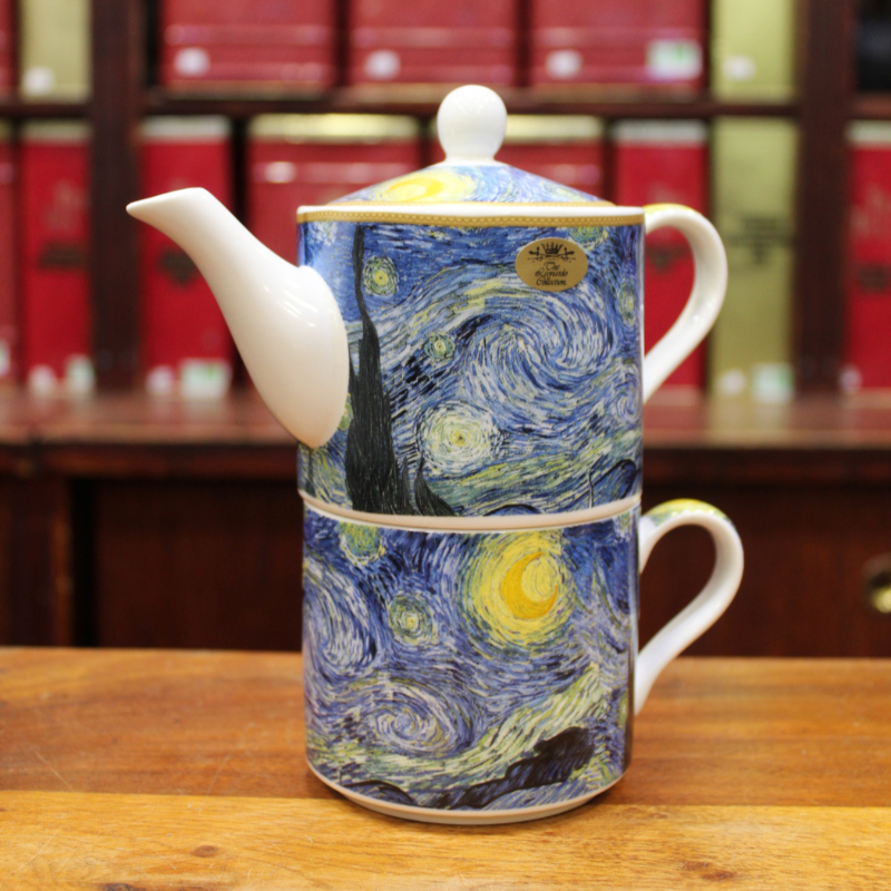 Théière Solitaire Starry Night Van Gogh - Compagnie Anglaise des Thés