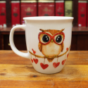 Grand Mug Chouette Coeurs - Compagnie Anglaise des Thés