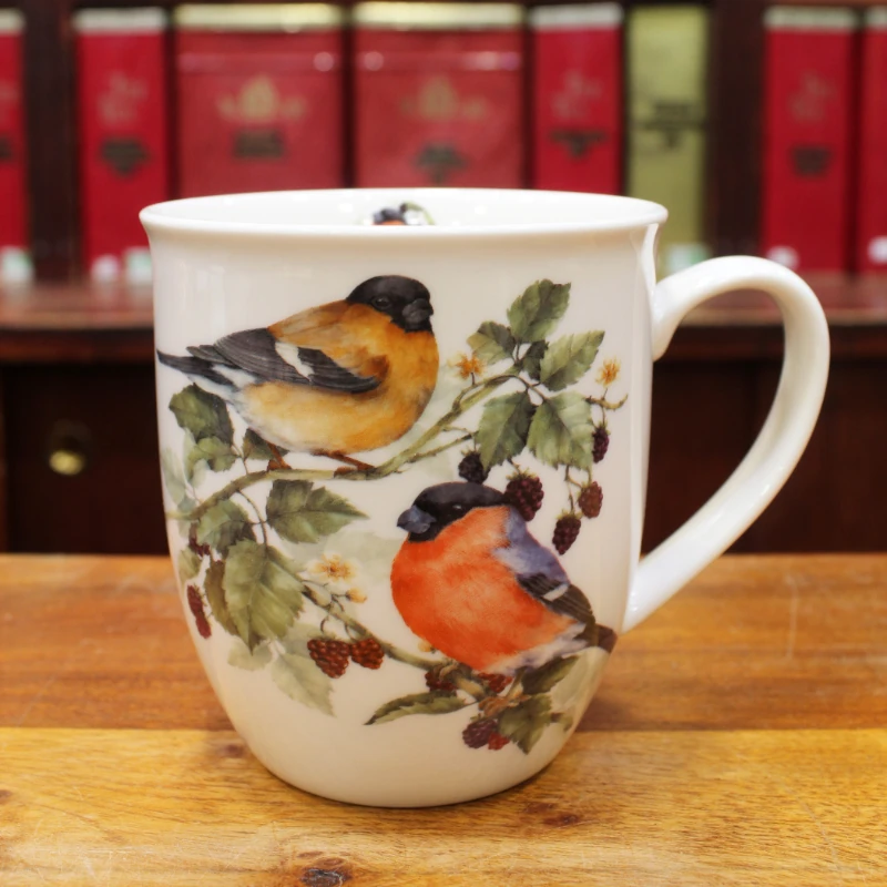 Grand Mug Bouvreuil Pivoine - Compagnie Anglaise des Thés