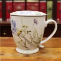 Tisanière Fleurs bleues - Compagnie des Anglaise des Thés