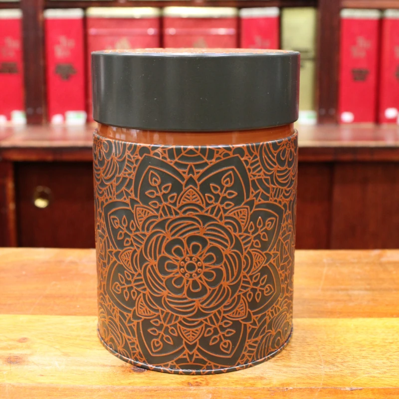 Boîte Rosace grise 500g - Compagnie Anglaise des Thés