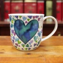 Mug Dunoon Vintage Coeur bleu- Compagnie Anglaise des Thés