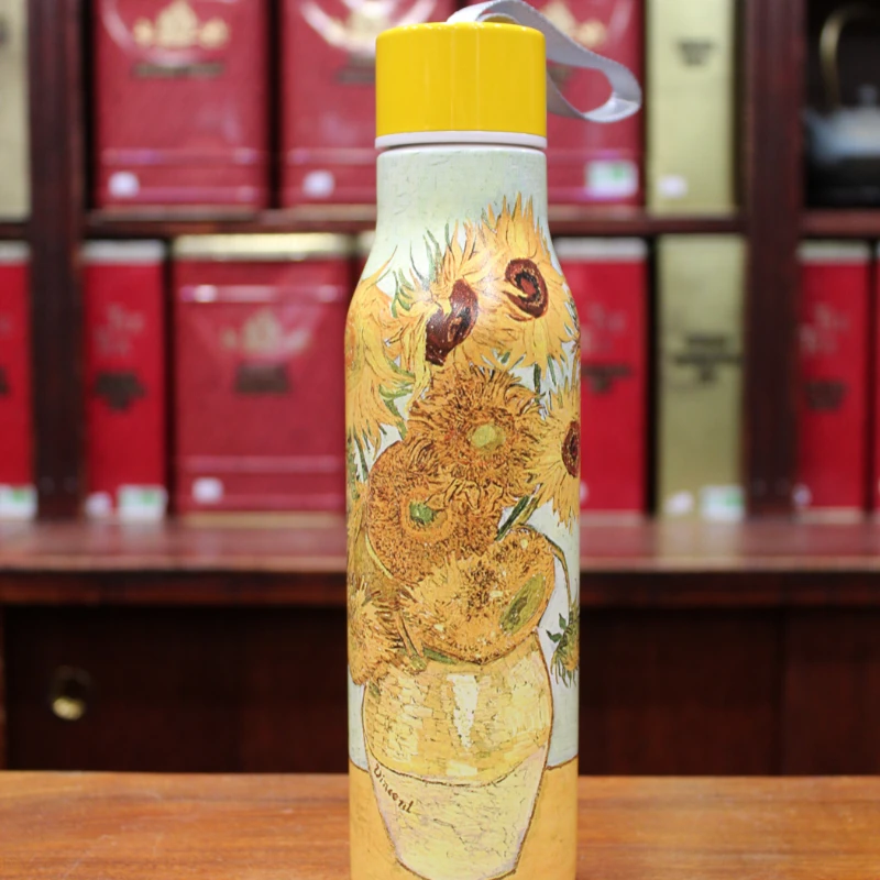 Gourde en inox isotherme Tournesols Van Gogh - Compagnie Anglaise des Thés
