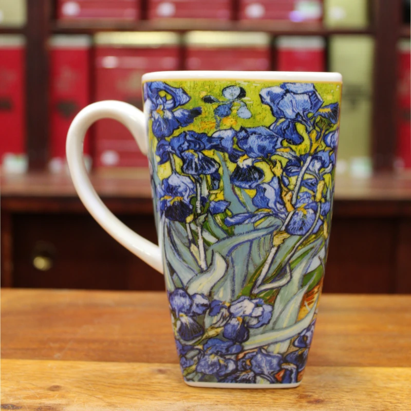Grand Mug Carré Iris - Compagnie Anglaise des Thés