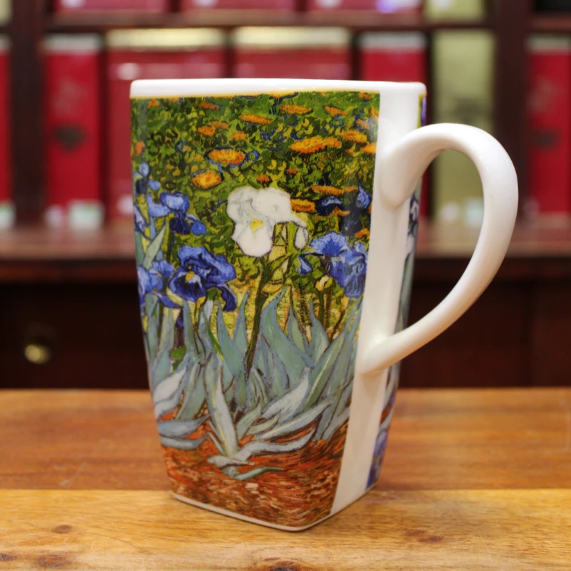 Grand Mug Carré Iris - Compagnie Anglaise des Thés