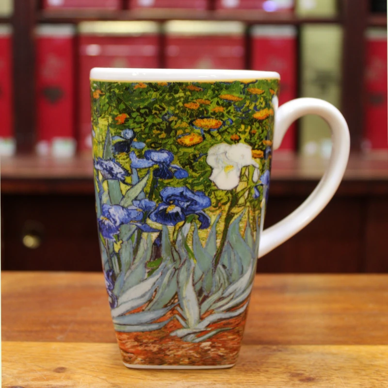 Grand Mug Carré Iris - Compagnie Anglaise des Thés