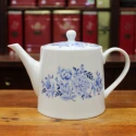 Théière blanche Cottage 0.75l- Compagnie Anglaise des Thés