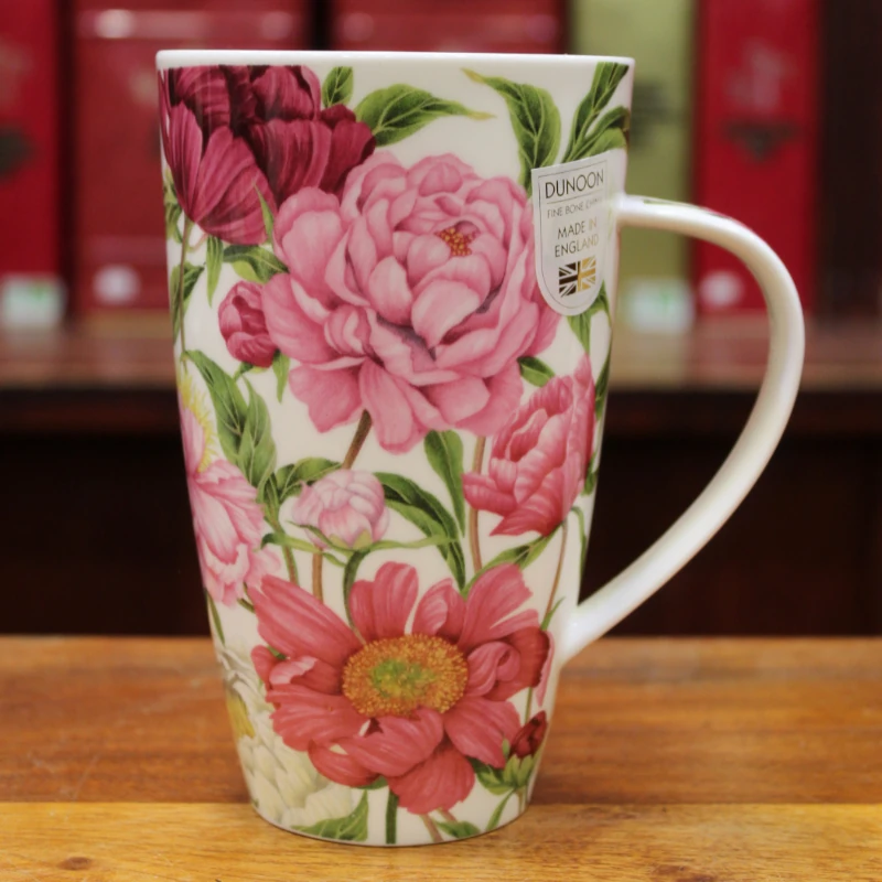 Grand Mug Dunoon Pivoines - Compagnie Anglaise des Thés