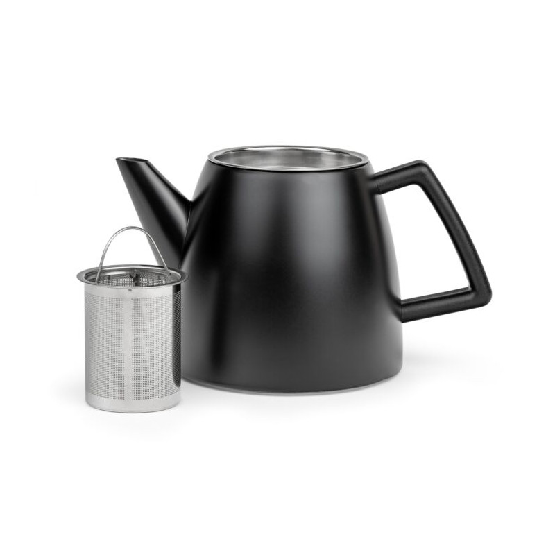 Théière JAZZY Noire Mat 1.1L - Compagnie Anglaise des Thés
