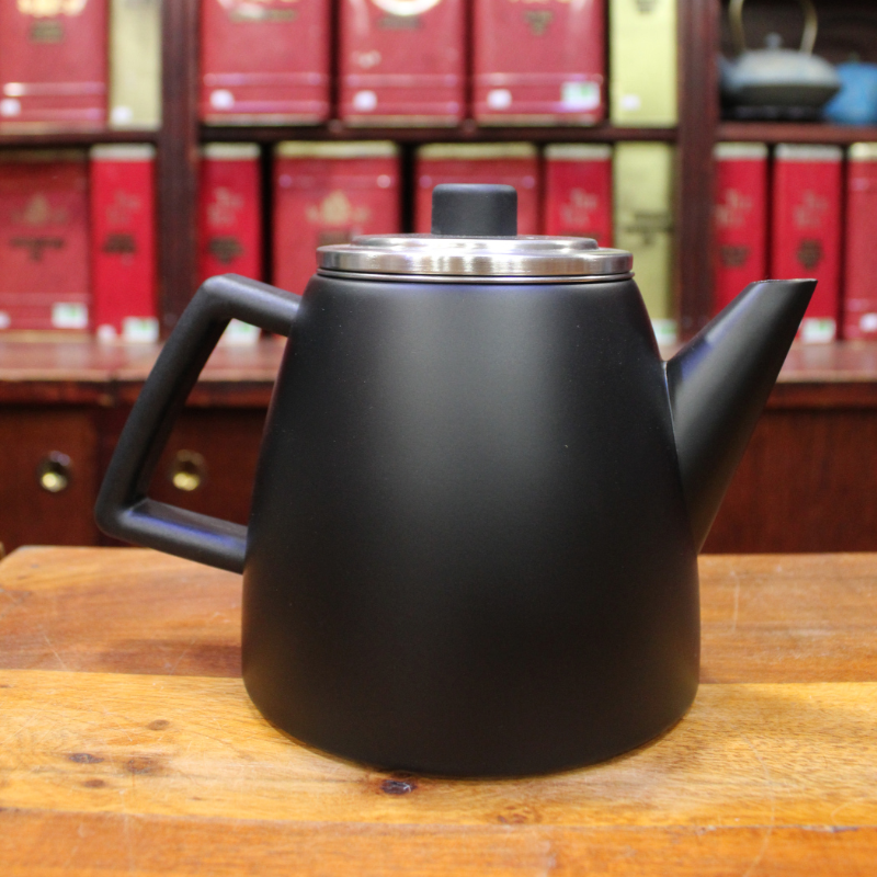 Théière JAZZY Noire Mat 1.1L - Compagnie Anglaise des Thés