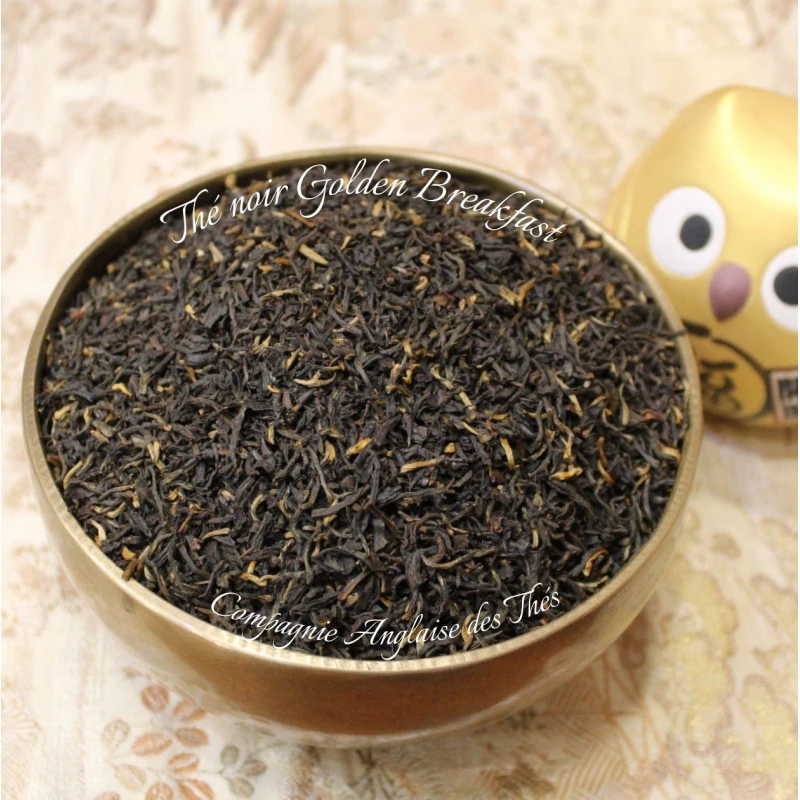 Mélange de thés de Chine Bio - Thé noir Golden Breakfast Bio - Compagnie Anglaise des Thés