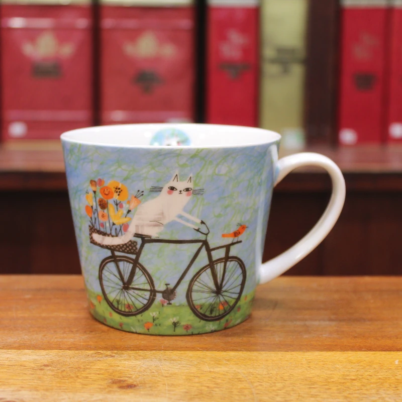 Mug Chat à Vélo - Compagnie Anglaise des Thés