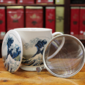 Tisanière Élégance Vague Hokusai - Compagnie Anglaise des Thés