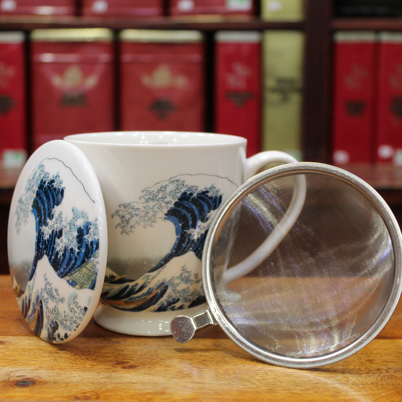 Tisanière Élégance Vague Hokusai - Compagnie Anglaise des Thés