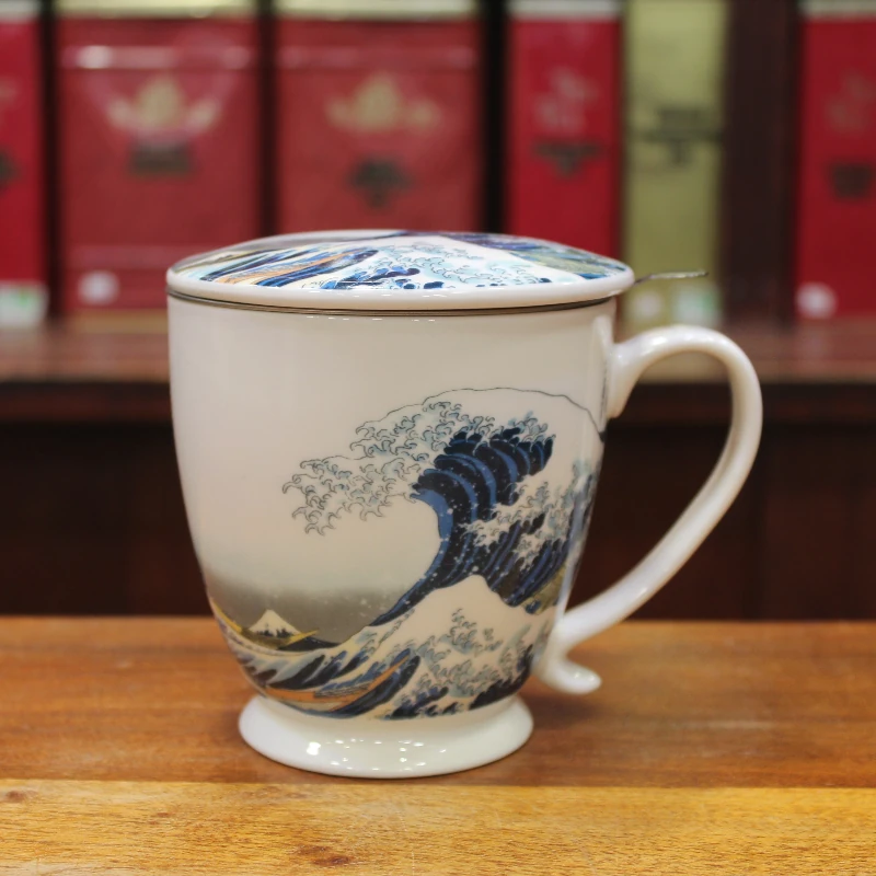 Tisanière Élégance Vague Hokusai - Compagnie Anglaise des Thés
