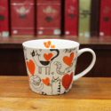 Grand Mug Insolence Chats Cœurs 50cl - Compagnie Anglaise des Thés