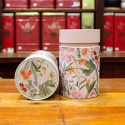 Boîte Cylindrique Fleurs Pastel Rose -  Compagnie Anglaise des Thes