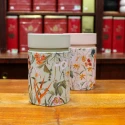 Boîte Cylindrique Fleurs Pastel vert -  Compagnie Anglaise des Thes