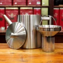 Théière Inox Satiné 1,2l - Compagnie Anglaise des Thés