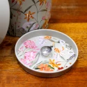 Boîte Cylindrique Fleurs Pastel vert -  Compagnie Anglaise des Thes