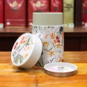 Boîte Cylindrique Fleurs Pastel vert -  Compagnie Anglaise des Thes