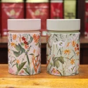 Boîte Cylindrique Fleurs Pastel vert -  Compagnie Anglaise des Thes