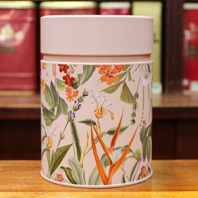 Boîte Fleurs Rose Pastel 500g  - Compagnie Anglaise des Thés