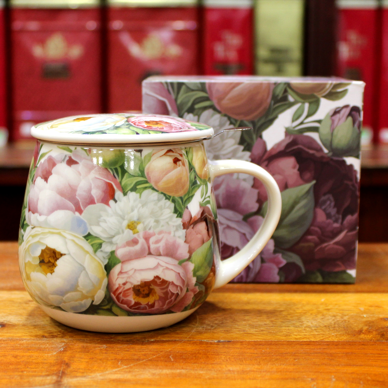 Tisanière Volupté Pivoine Cottage - Compagnie Anglaise des Thés