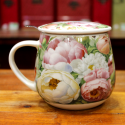 Tisanière Volupté Pivoine Cottage - Compagnie Anglaise des Thés