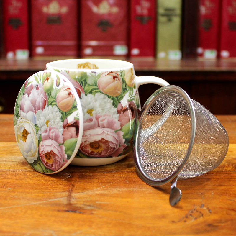 Tisanière Volupté Pivoine Cottage - Compagnie Anglaise des Thés