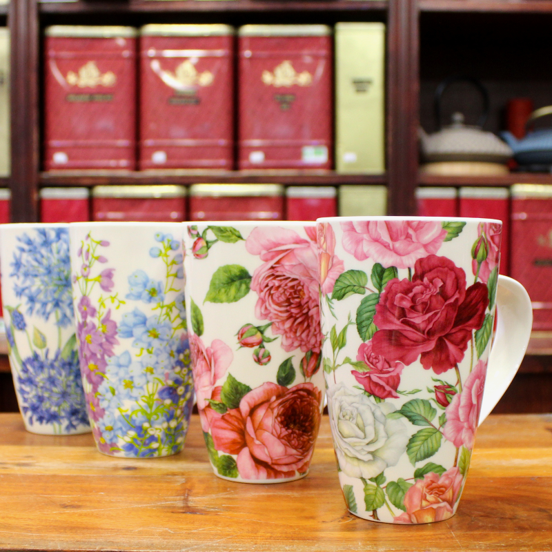 Grand Mug Dunoon Delphiniums - Compagnie Anglaise des Thés