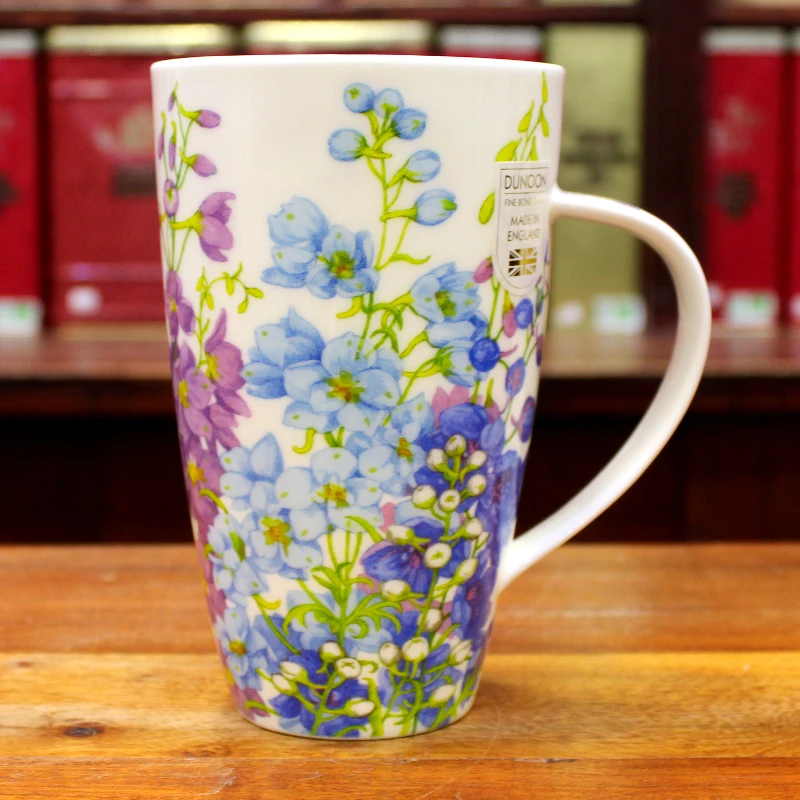 Grand Mug Dunoon Delphiniums - Compagnie Anglaise des Thés