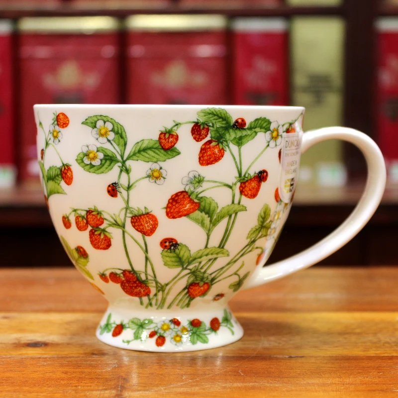 Mug Bol Dunoon Fraises sauvages - Compagnie Anglaise des Thés