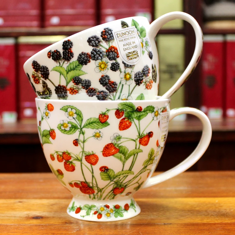 Mug Bol Dunoon Fraises sauvages - Compagnie Anglaise des Thés