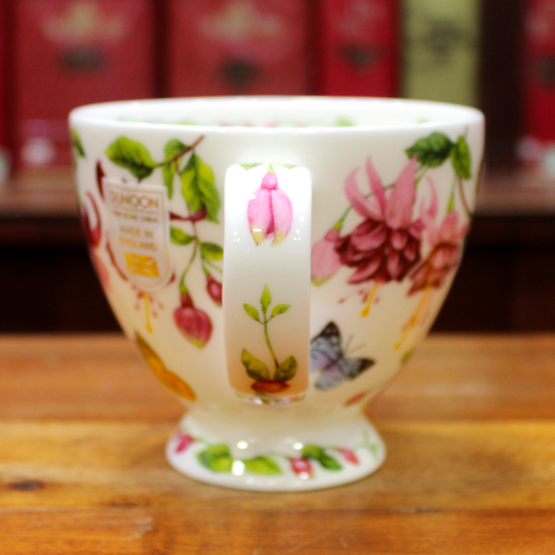 Mug Bol Dunoon Papillons et Fleurs - Compagnie Anglaise des Thés