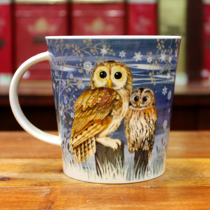 Mug Dunoon Chouette Hulotte - Compagnie Anglaise des Thés