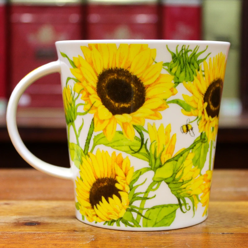 Mug Dunoon Tournesols et Abeilles - Compagnie Anglaise des Thés