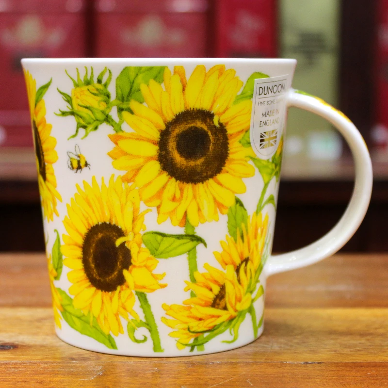 Mug Dunoon Tournesols et Abeilles - Compagnie Anglaise des Thés