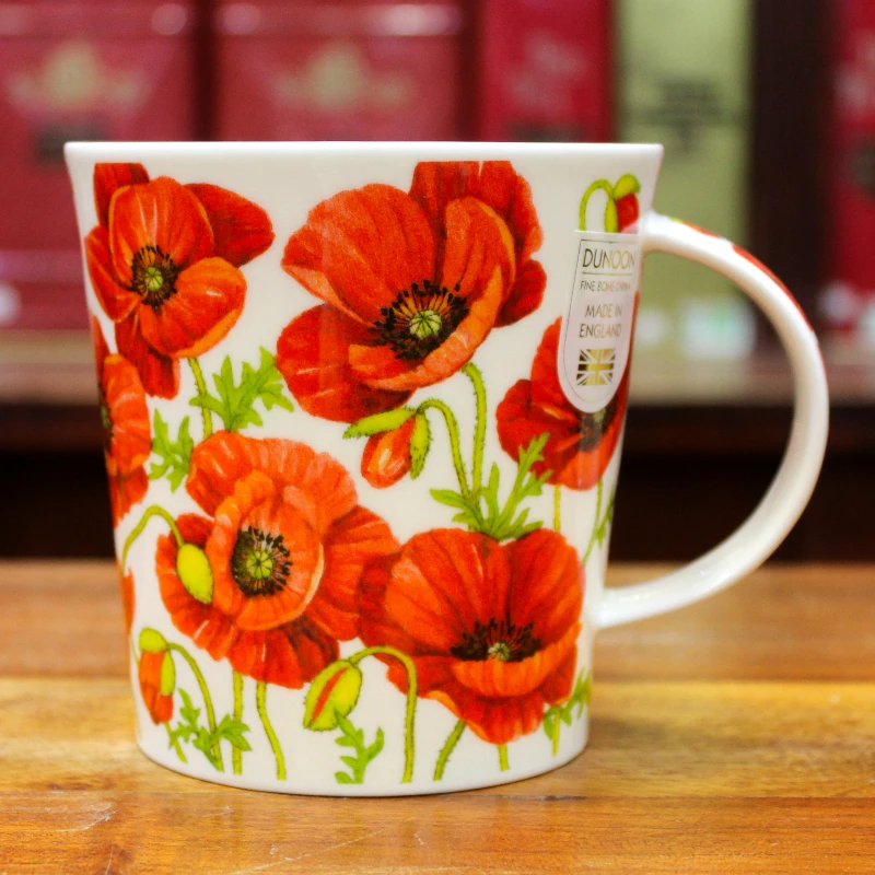Mug Dunoon Coquelicots Sauvages - Compagnie Anglaise des Thés