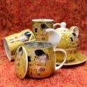 Grand Mug Carré Klimt Le Baiser - Compagnie Anglaise des Thés