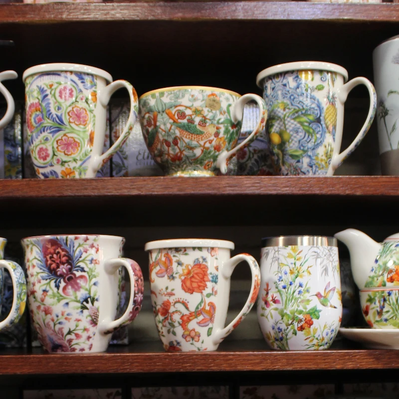 Grand Mug Ethnic Flowers - Compagnie Anglaise des Thés