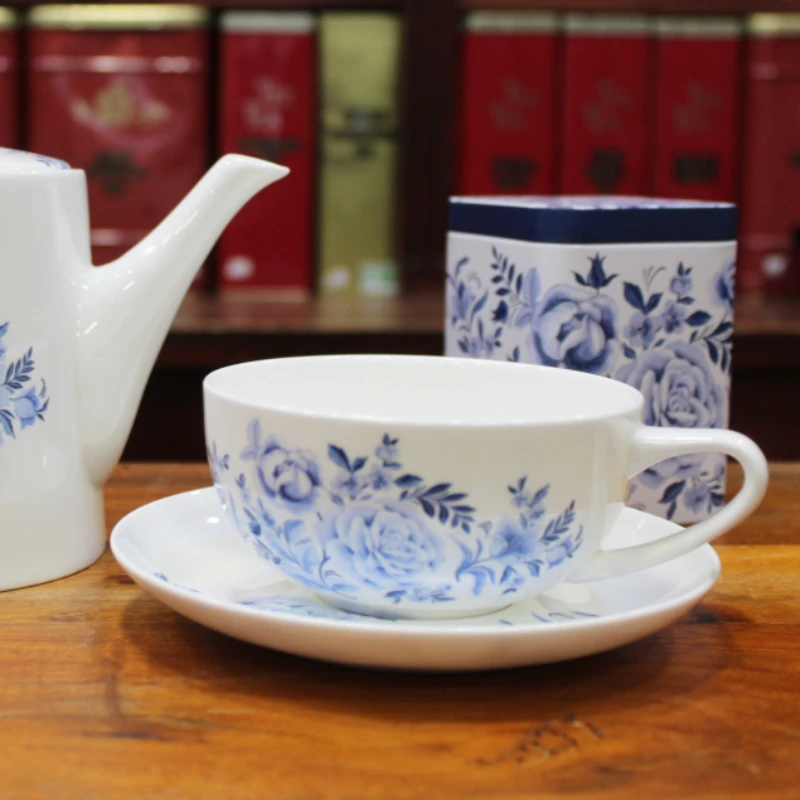 Petite tasse et Soucoupe Cottage - Compagnie Anglaise des Thés