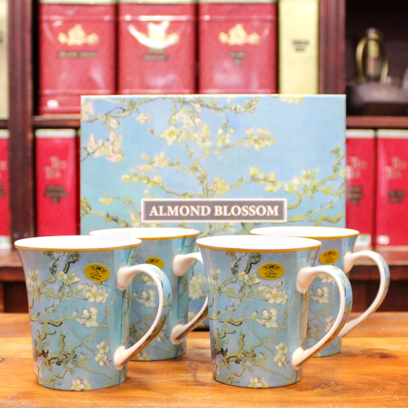 Coffret Mugs Van Gogh - Amandiers en fleurs - Compagnie Anglaise de Thés