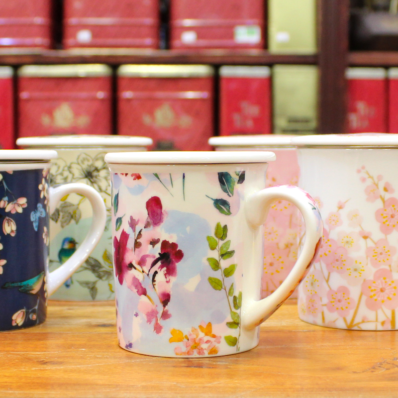Tisanière Fleurs de Printemps - Compagnie Anglaise des Thés